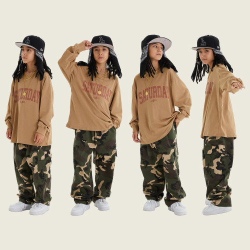 儿童嘻哈hiphop爵士街舞演出服