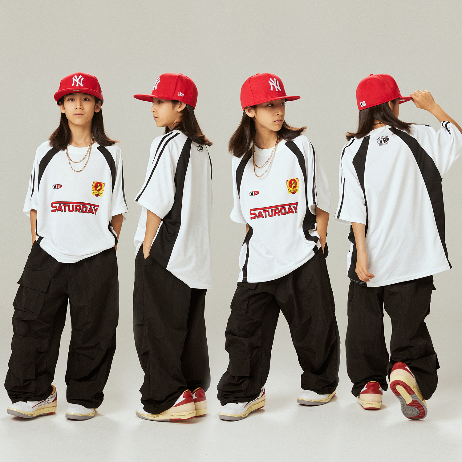 hiphop街舞演出服美式嘻哈儿童