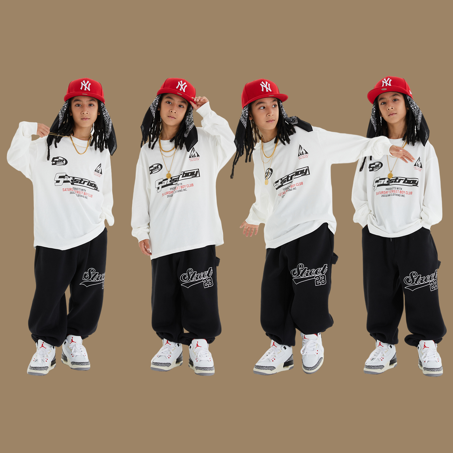 儿童嘻哈hiphop街舞演出服