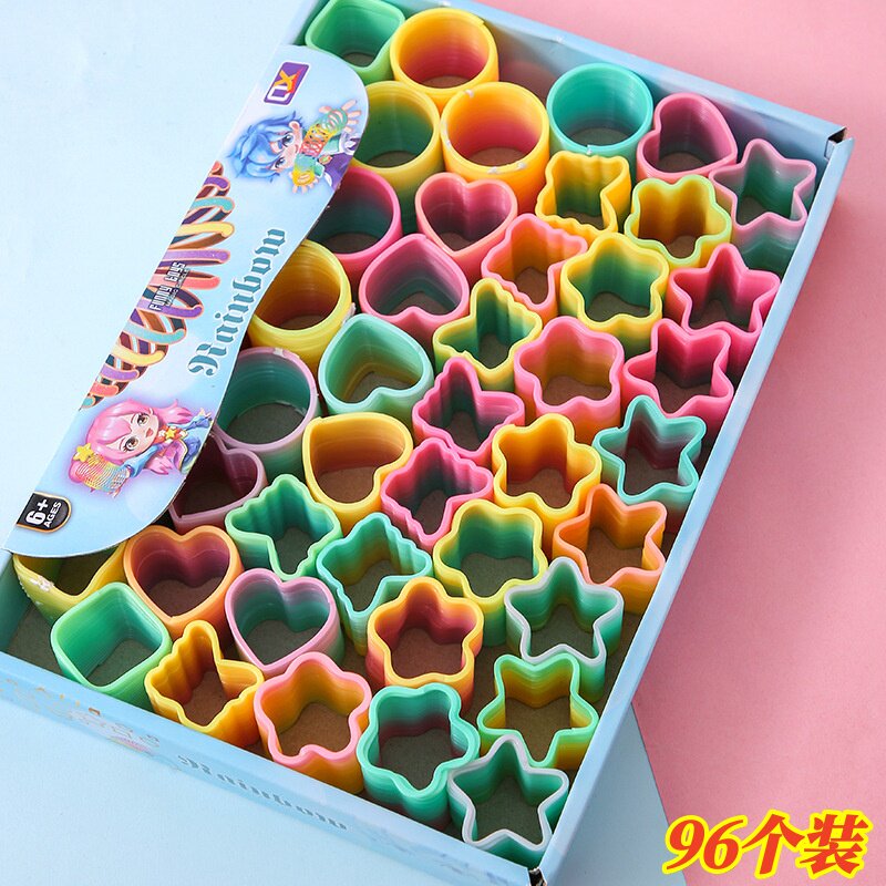 儿童创意玩具小礼品迷你彩虹圈幼儿园奖励小学生礼物义卖小商品
