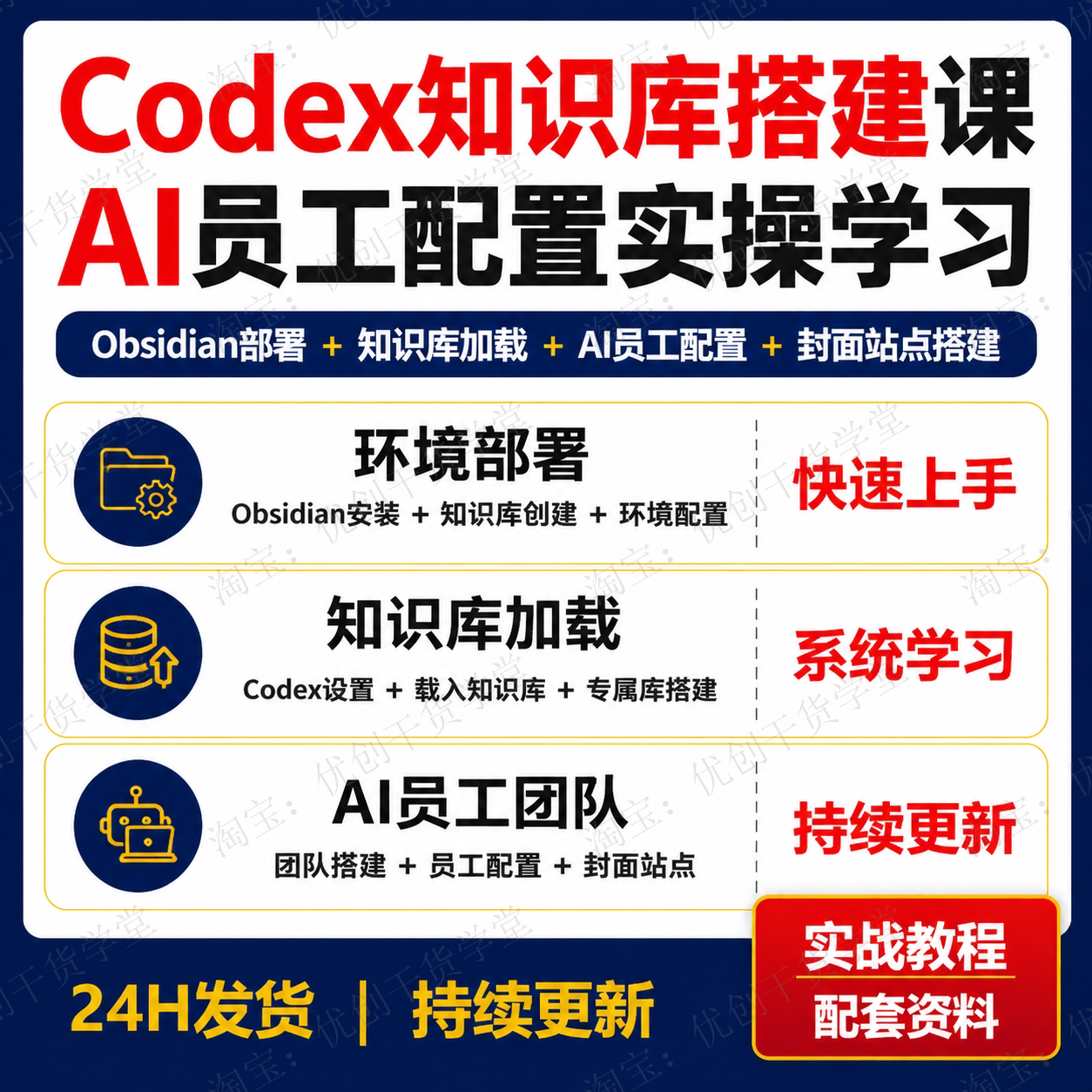 CodexAI员工知识库搭建课程Obsidian部署实操学习资料服务站点