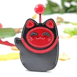 Вместительная и большая милая ключница, универсальные ключи от машины ручной работы, Южная Корея, из натуральной кожи