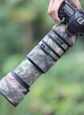 TAMRON腾龙100-400mm镜头迷彩炮衣保护套100400贴纸佳能尼康口