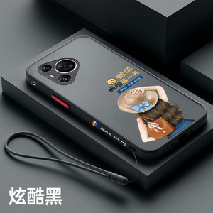适用华为Pura70手机壳磨纱半透明pura70pro新款镜头全包70pro+防摔超薄高级外壳网红女款可爱个性创意硅胶壳