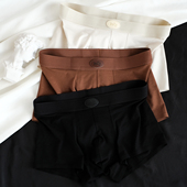 2025新品 无痕男士 透气抑菌男款 舒适四角男生短裤 内裤 纯棉平角裤