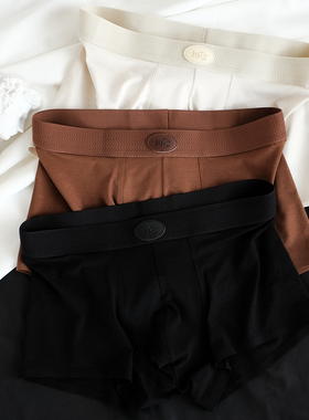 无痕男士内裤纯棉平角裤透气抑菌男款舒适四角男生短裤2025新品