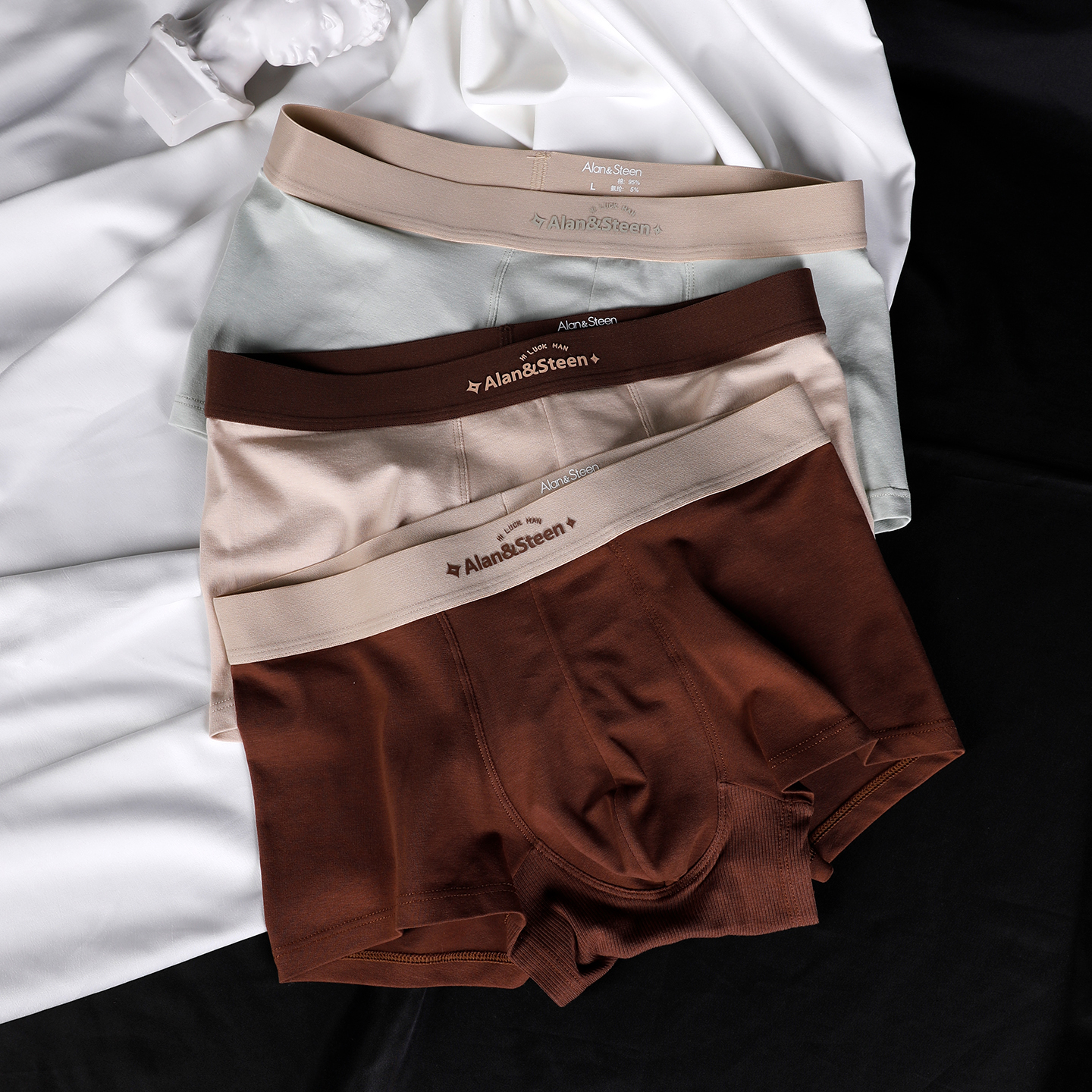 欧若风男士内裤纯棉舒适透气男款平角裤内裤男生四角裤2025新款