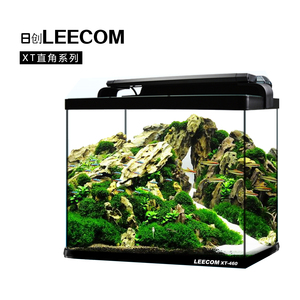 LEECOM日创鱼缸套缸造景草缸生态超白鱼缸水族箱XT直角时尚简约