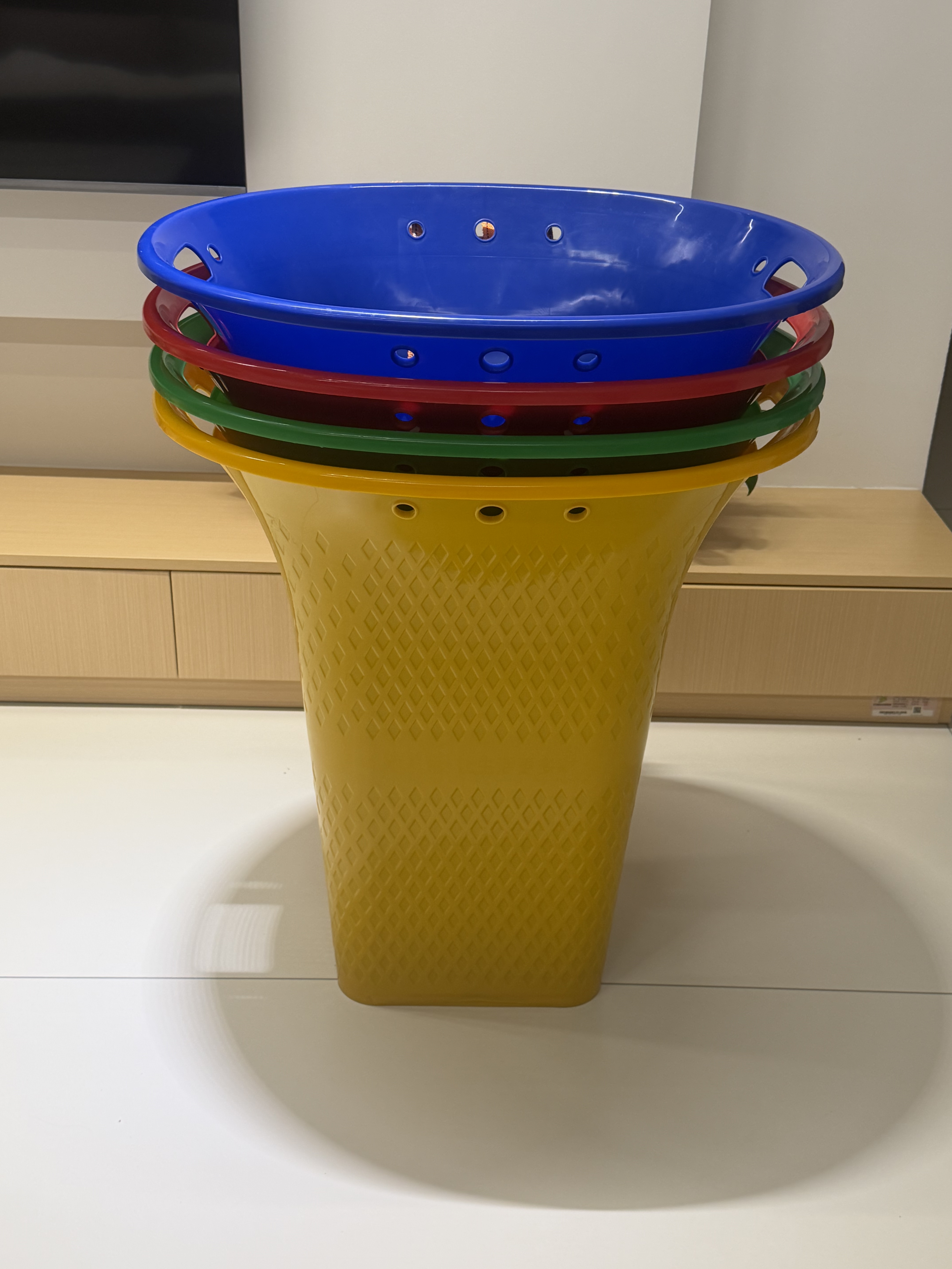 仿竹编塑料大号背篓农村家用赶集买菜超大熟胶农用加厚背筐不漏水