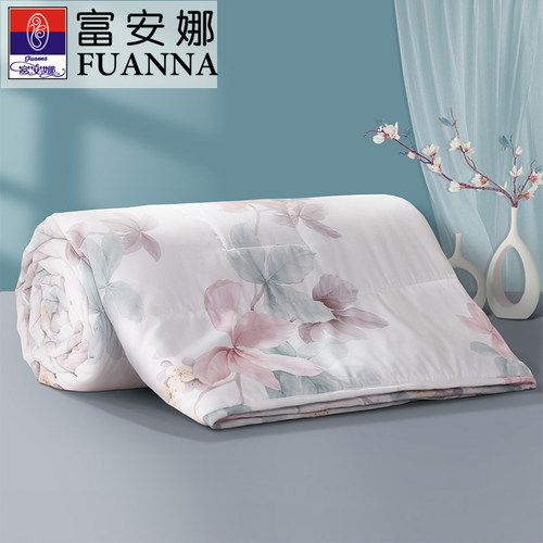 富安娜圣之花空调被可水洗机洗夏被单人双人夏凉被   仙语乐园