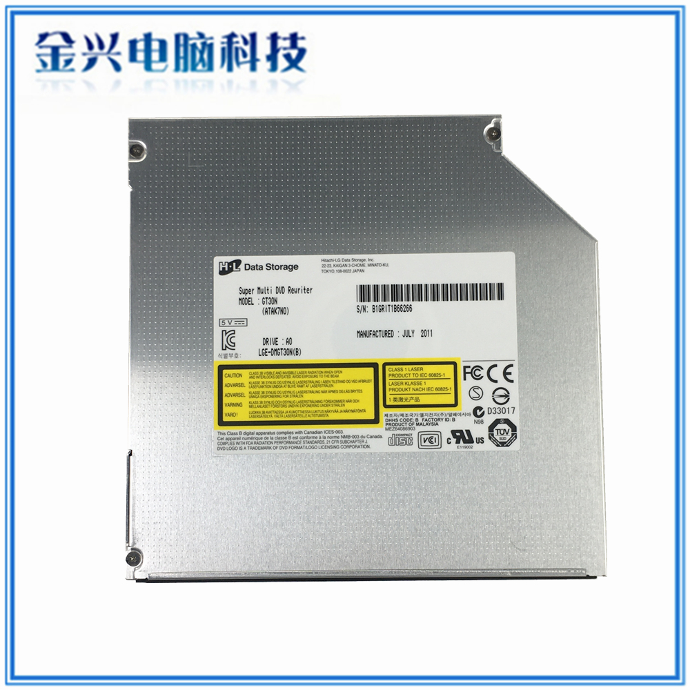 全新SATA接口DVD刻录机笔记本电脑12.7mm内置光盘烧录机光驱GT30N
