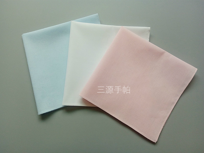 素色手帕刺绣diy手绘涂鸦扎染巾