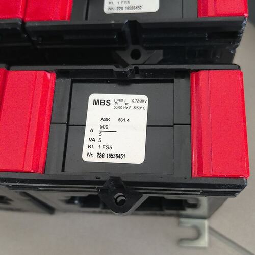 MBS电流互感器ASK561.4，拆机件，500/5--议价商品