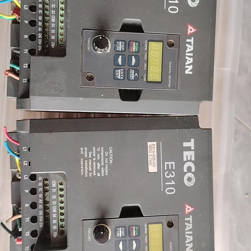 台安变频器E310-405-H3，3.7kw功能包好，正常拆--议价商品