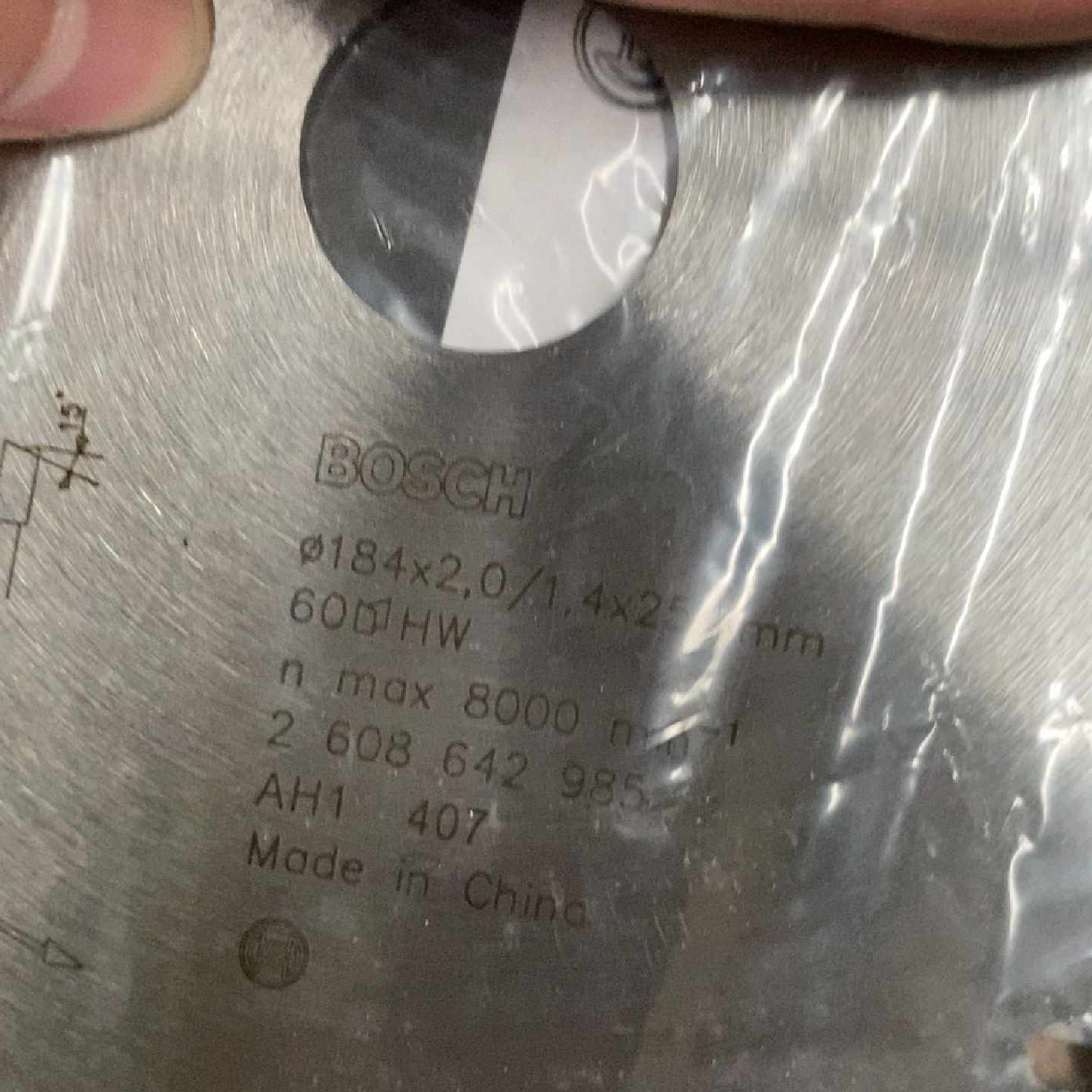 议价--博世锯片订货号2 608 642 985 库存5片，全新的