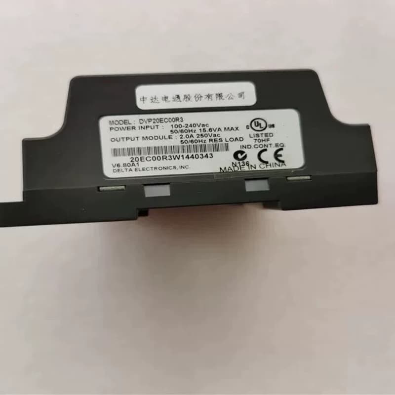 二手拆机DVP20EC00R3 PLC 成色漂亮 质量保证--议价商品