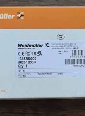 全新原装正品 魏德米勒 UR20-16DI/DO-P UR2--议价商品