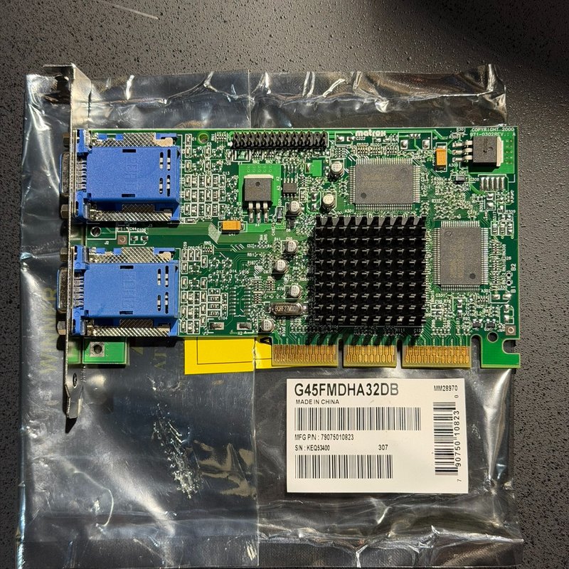 MATROX迈创显卡 G45FMDHA32DB--议价商品