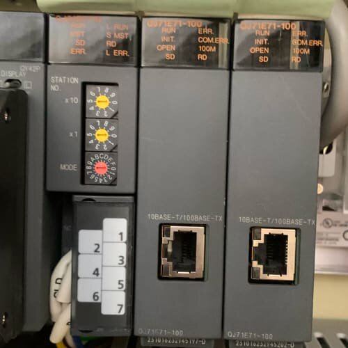 三菱PLC QJ71E71-100网口通讯模块,原装拆机,成--议价商品