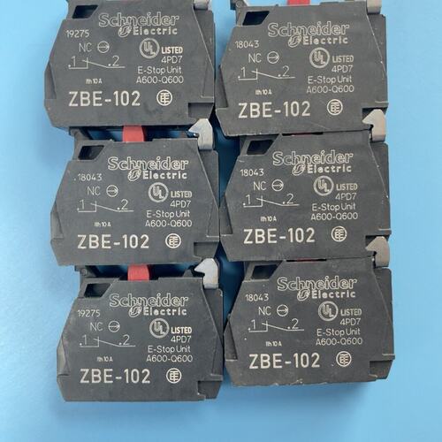 全新原装正品施耐德ZBE102常闭触点，剩余9个ZBE101--议价商品