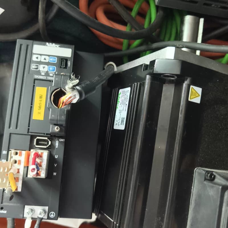三协DA26B23伺服套装。1.5Kw。有线。口罩机拆下。--议价商品