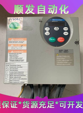 拆机施耐德ATV21变频器4kw功能完好成色漂亮实物--议价商品
