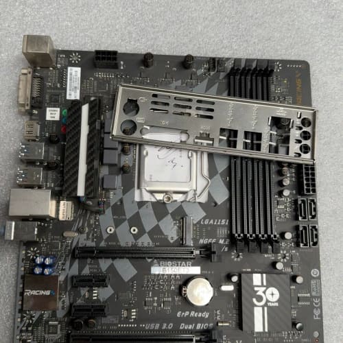映泰B150 ET3主板，支持1151针CPU，带原装挡板。--议价商品