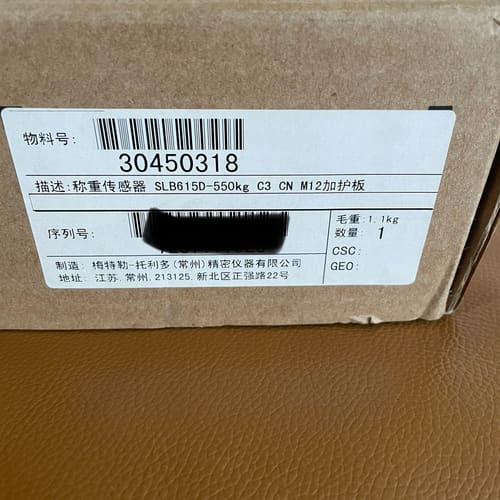 梅特勒托利多称重传感器SLB615D-550KG,全新原装正--议价商品