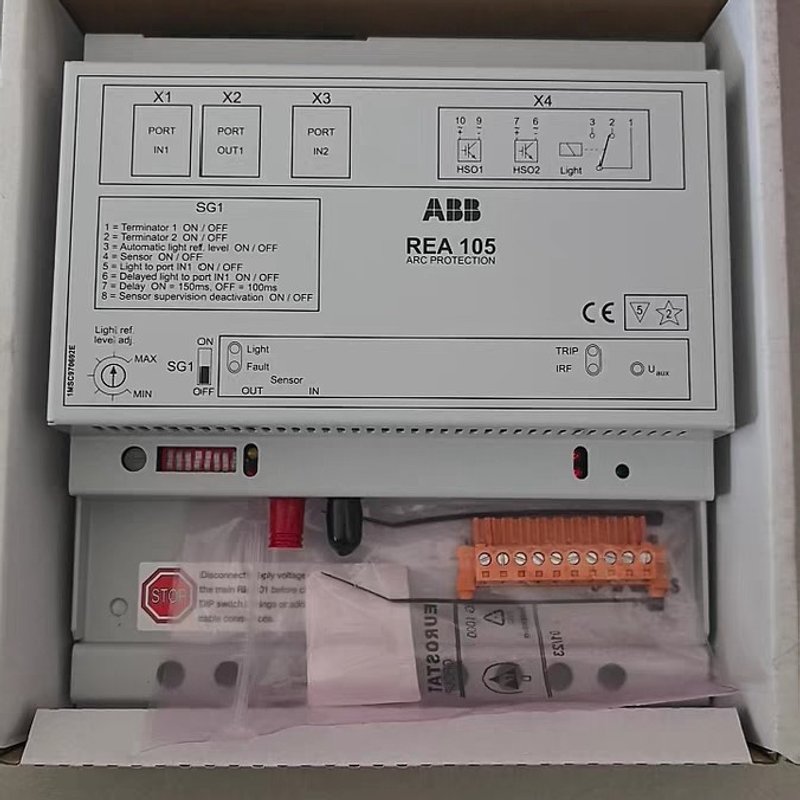 ABB REA105电弧保护继电器扩展模块,原装,带包装,库--议价商品