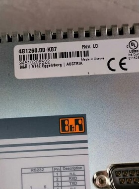 EPC60触摸屏控制器，型号4B1260.00-K07--议价商品