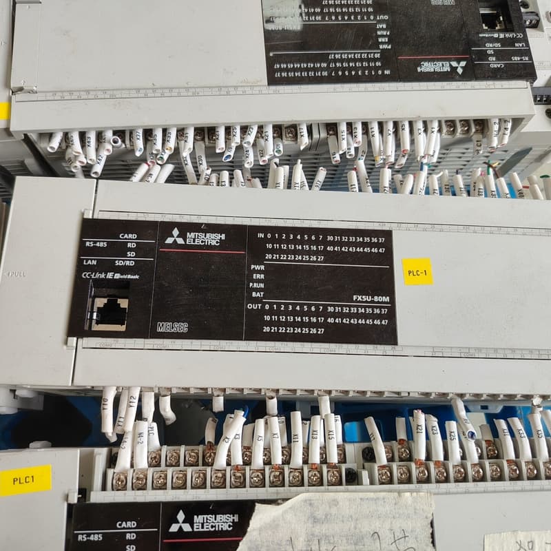 三菱PLC FX3U-80MT-ES，二手拆机，成色看看图，--议价商品