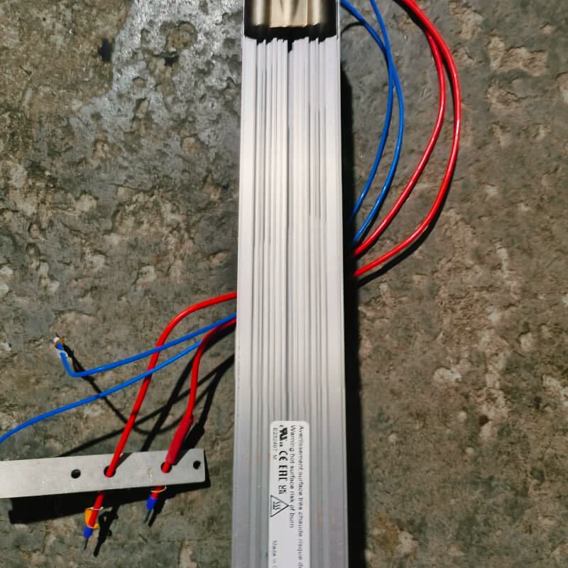 德国原装工业级散热器,铝合金材质,带红蓝双线接口。二手拆机,