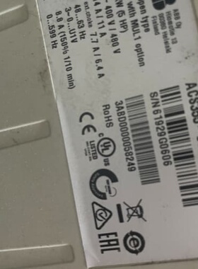 ABB 变频器ACS355-03E-08A8-4 测试好4K--议价商品