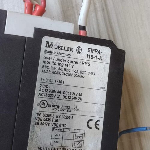 德国原装EMR4-I15-1-A电流监控继电器，型号EMR4--议价商品