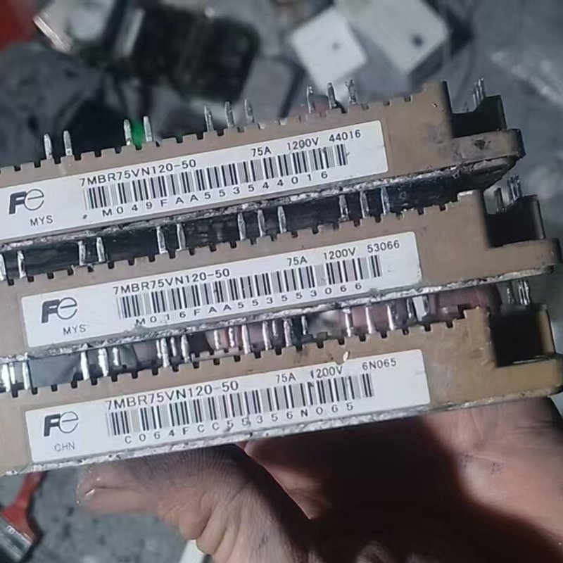富士7MBR75VN120-50 IGBT模块,拆机件,成色--议价商品