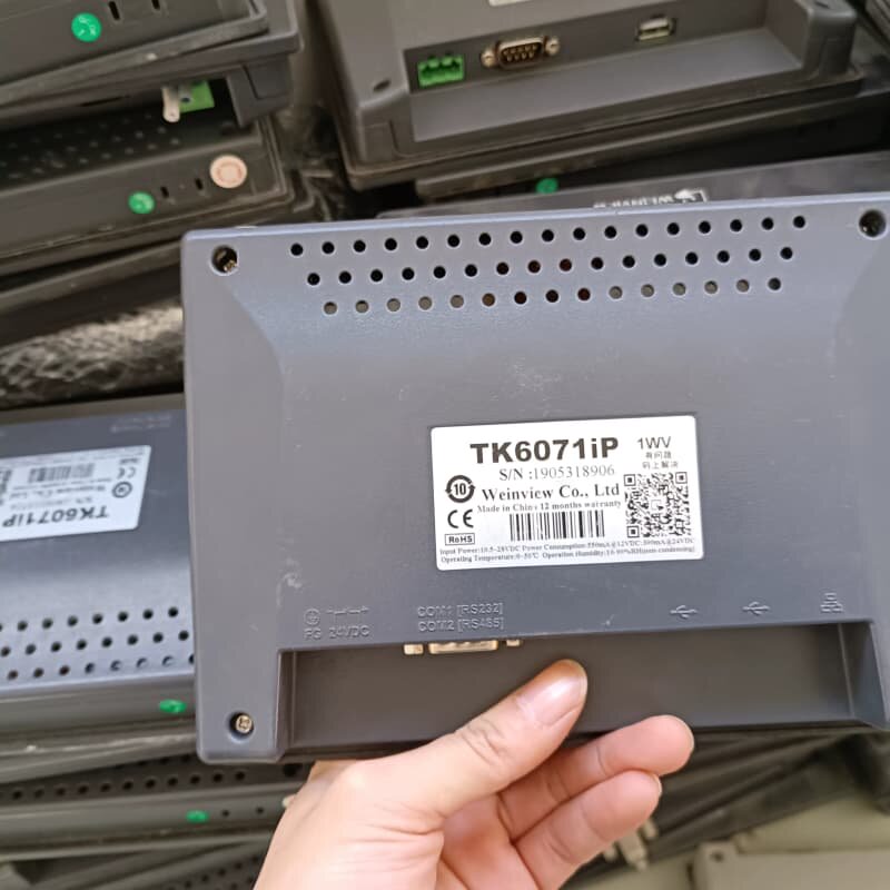 二手拆机威纶触摸屏TK6071iP,还有TK6071IQ功能--议价商品