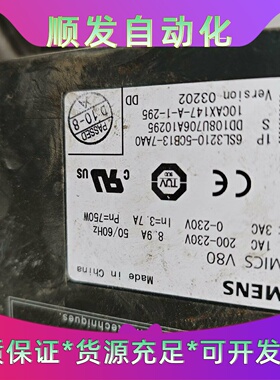 西门子V80驱动器6SL32105CB137AA0拆