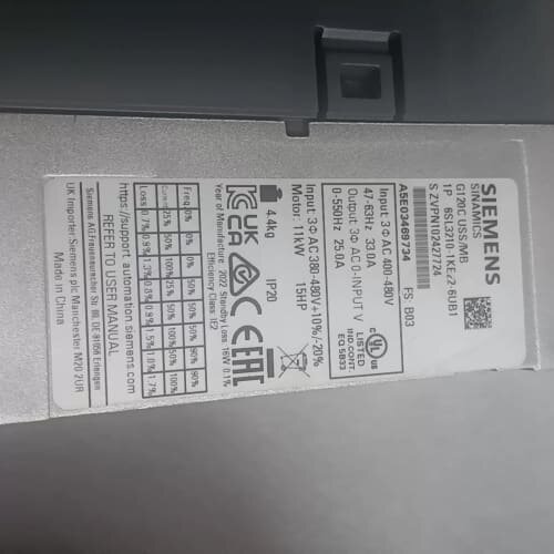 西门子6SL3210-1kE22-6UB1 拆机件实物拍--议价商品