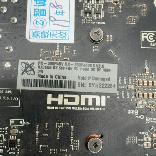 XFX讯景 RX560 4G显卡 战狼--议价商品