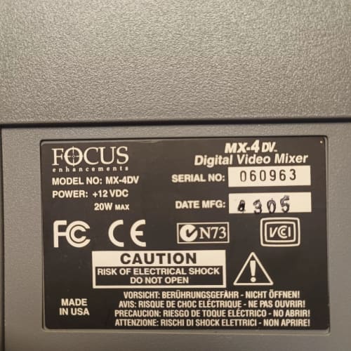 FOCUS MX-4DV 多功能数字特计切换台 实物--议价商品