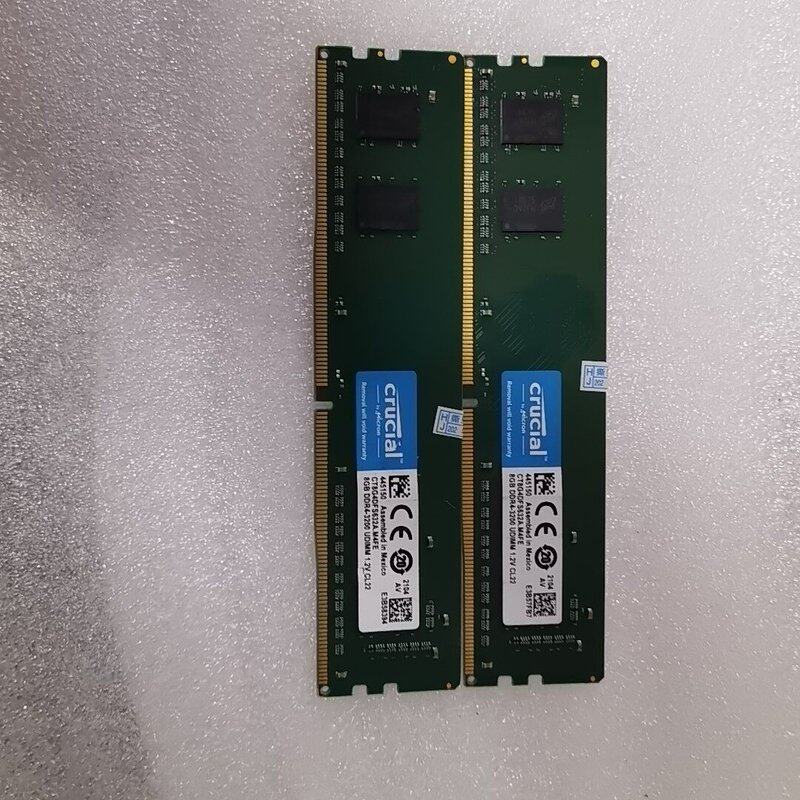英睿达8g 3200 ddr4台式机内存 镁光颗粒 标价为单--议价商品