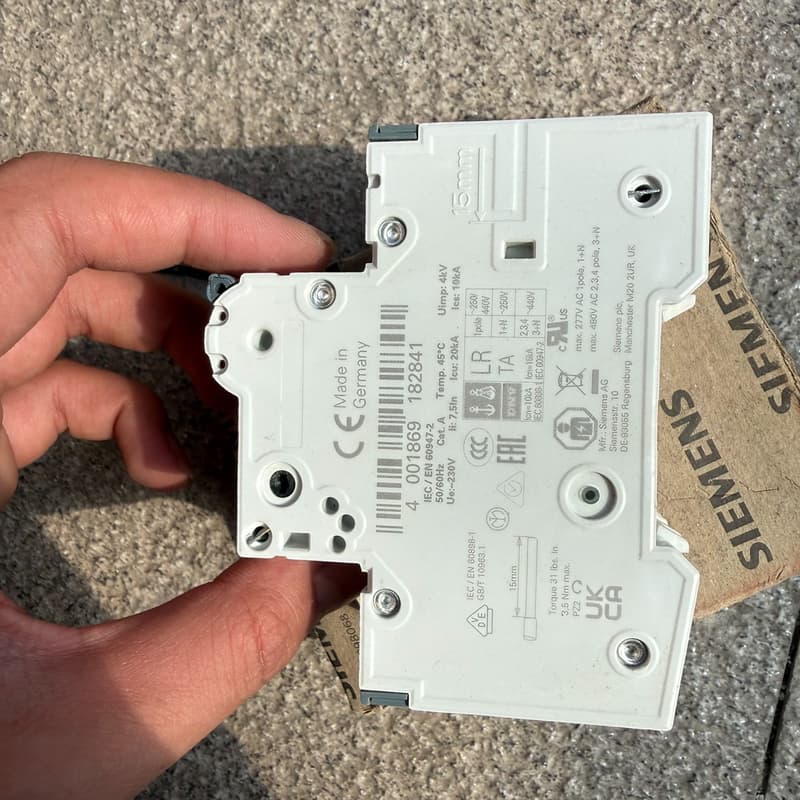 全新正品西门子MCB小断路器,型号5SY4508-7,C8A--议价商品