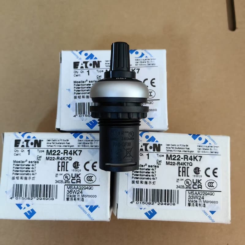 全新 旋钮式可调电阻器 M22-R4K7 CE认证 U--议价商品