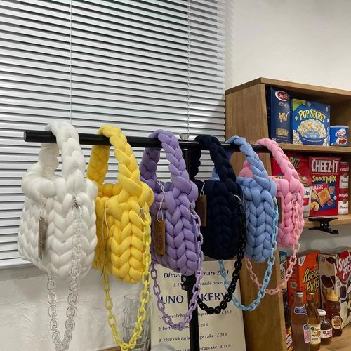 冰岛毛线包水桶包材料包手编包包