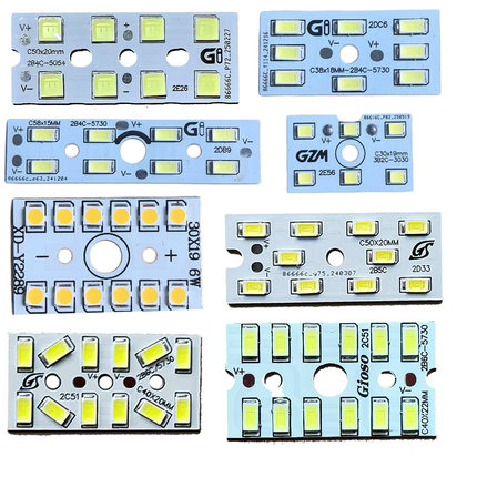 水晶灯贴片LED3W4W6W贴片光源双色卧室灯客厅灯芯配件壁灯床头灯