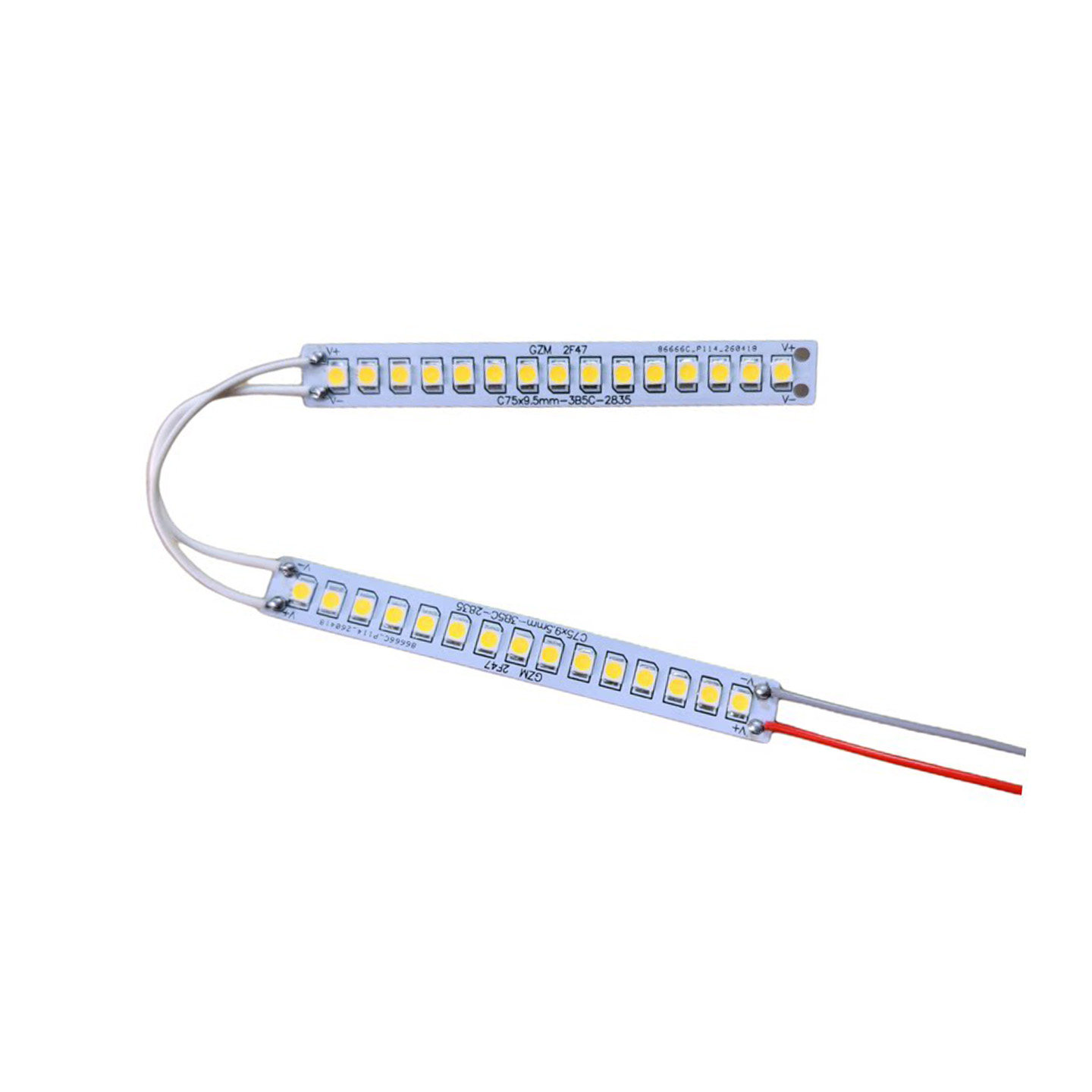 定做轻奢北欧现代异形灯具配件样板房灯芯并联dc24v36v直条圆形