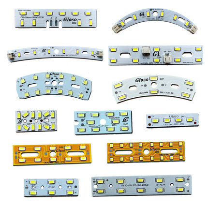 水晶灯贴片LED3W4W6W贴片光源双色卧室灯客厅灯芯配件壁灯床头灯
