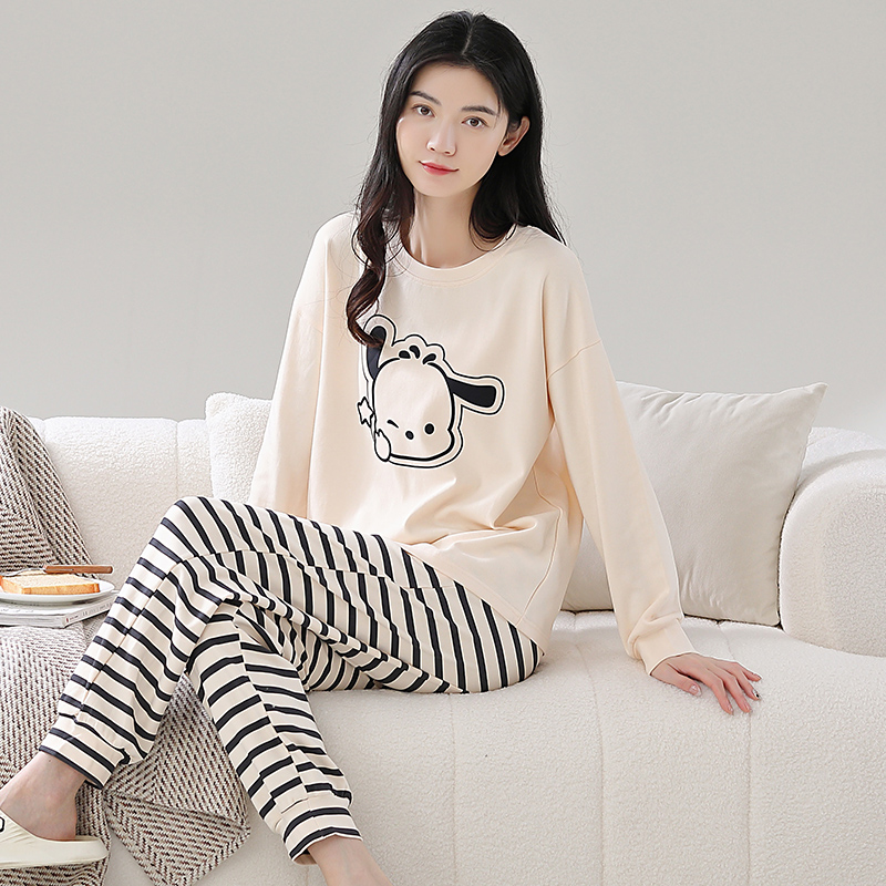 睦隆世家女纯棉可外穿家居服