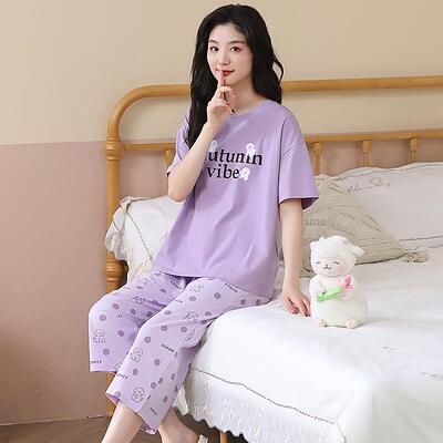 睦隆世家女纯棉可外穿家居服