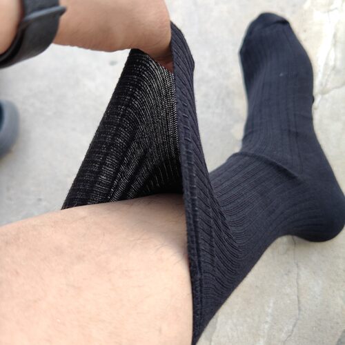 双装日单男士松口袜纯棉吸汗